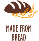 Made from bread